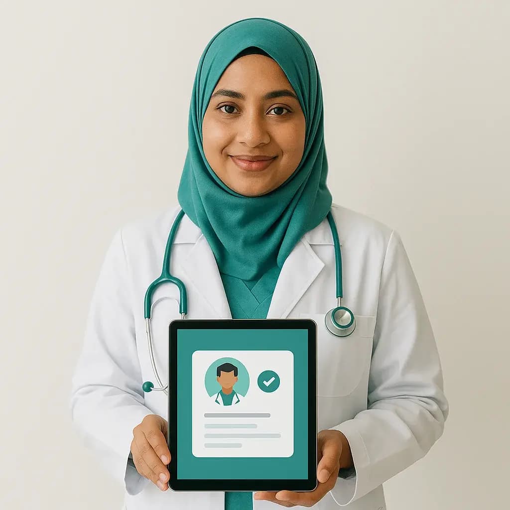 Verified profile preview